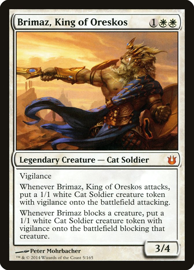 Brimaz, King of Oreskos 5 (Born of the Gods)  - Foil | Good Games Adelaide SA