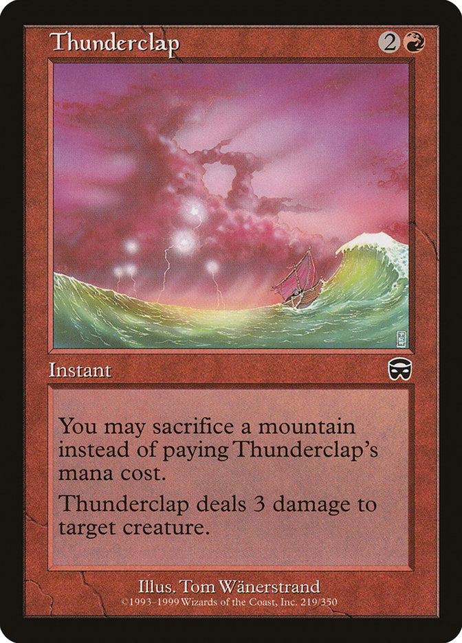 Thunderclap 219 (Mercadian Masques)  | Good Games Adelaide SA