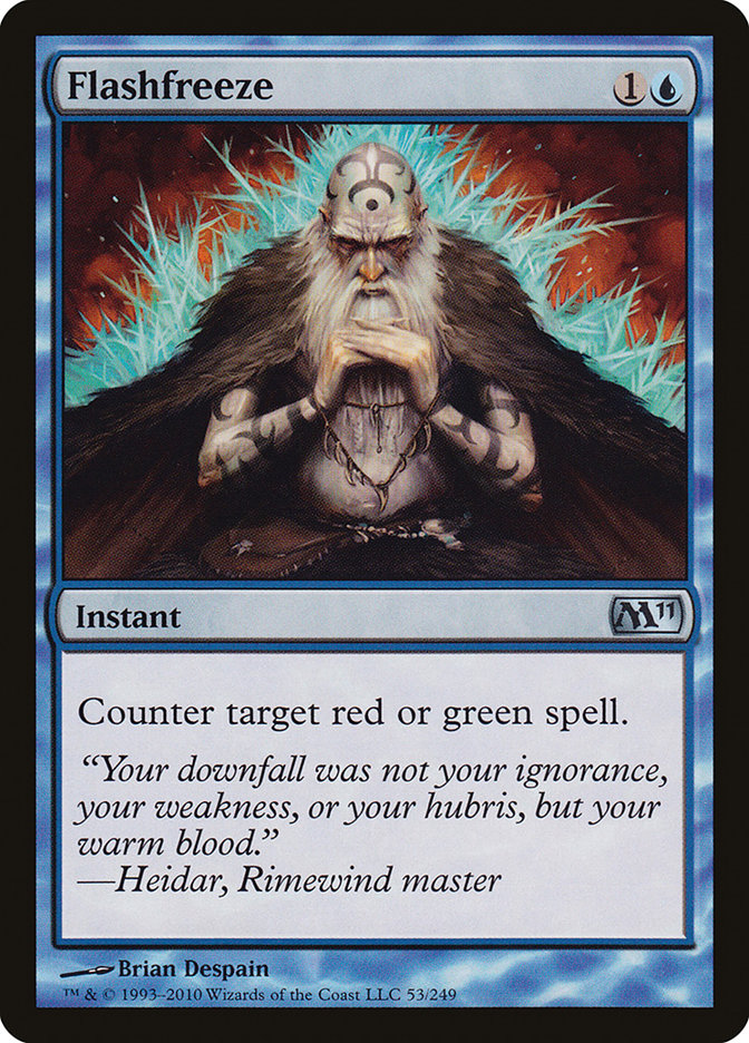 Flashfreeze 53 (Magic 2011 (M11))  - Foil | Good Games Adelaide SA