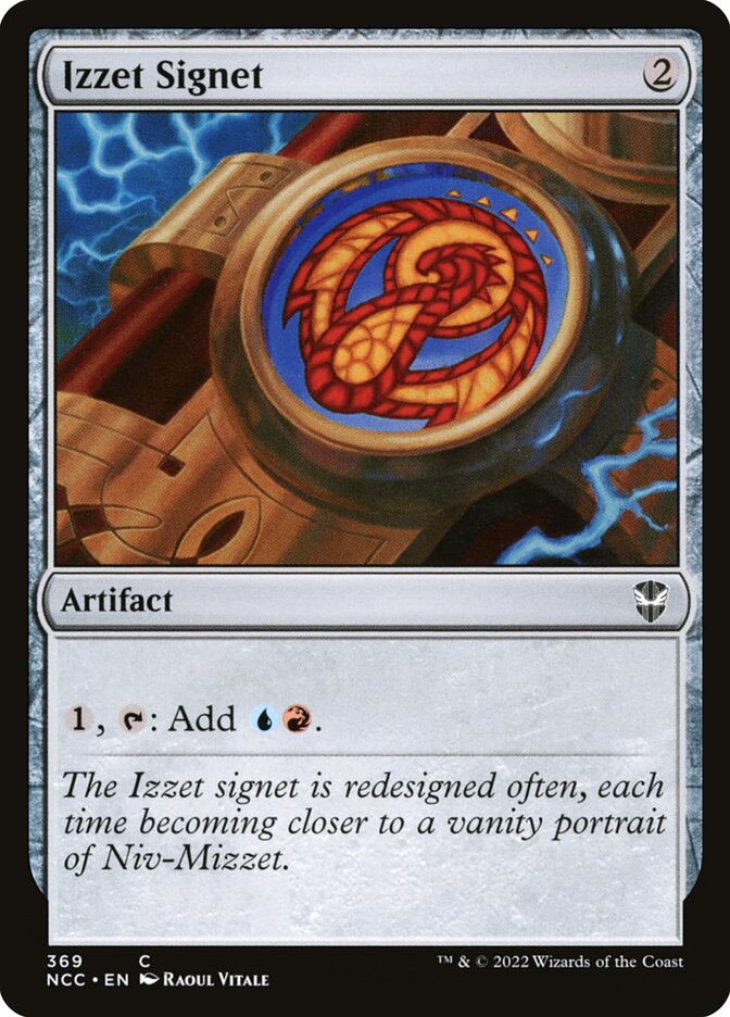 Izzet Signet 369 (Commander: Streets of New Capenna)  | Good Games Adelaide SA