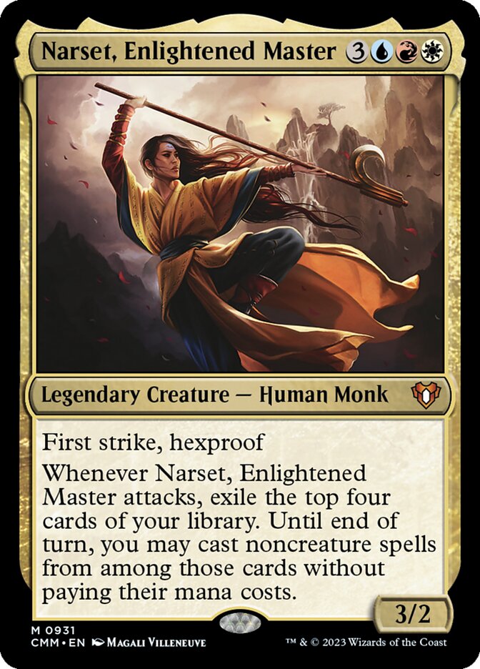 Narset, Enlightened Master 931 (Commander Masters)  | Good Games Adelaide SA