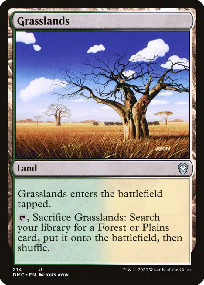 Grasslands 214 (Commander: Dominaria United)  | Good Games Adelaide SA