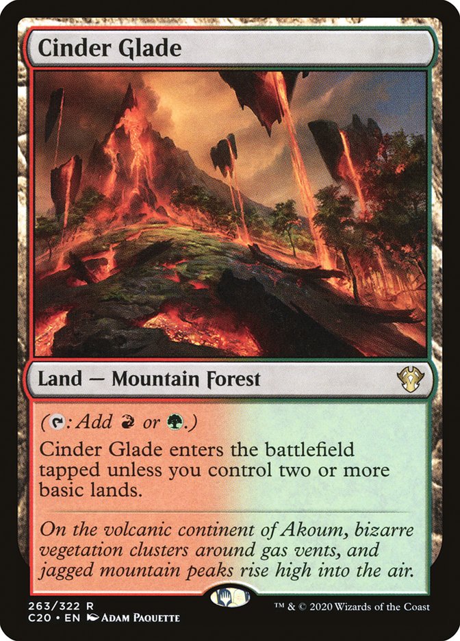 Cinder Glade 263 (Commander 2020)  | Good Games Adelaide SA
