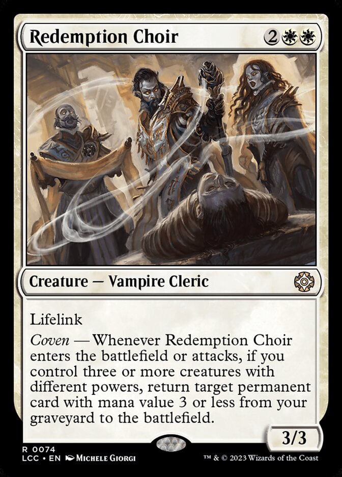 Redemption Choir 74 (Commander: The Lost Caverns of Ixalan)  | Good Games Adelaide SA