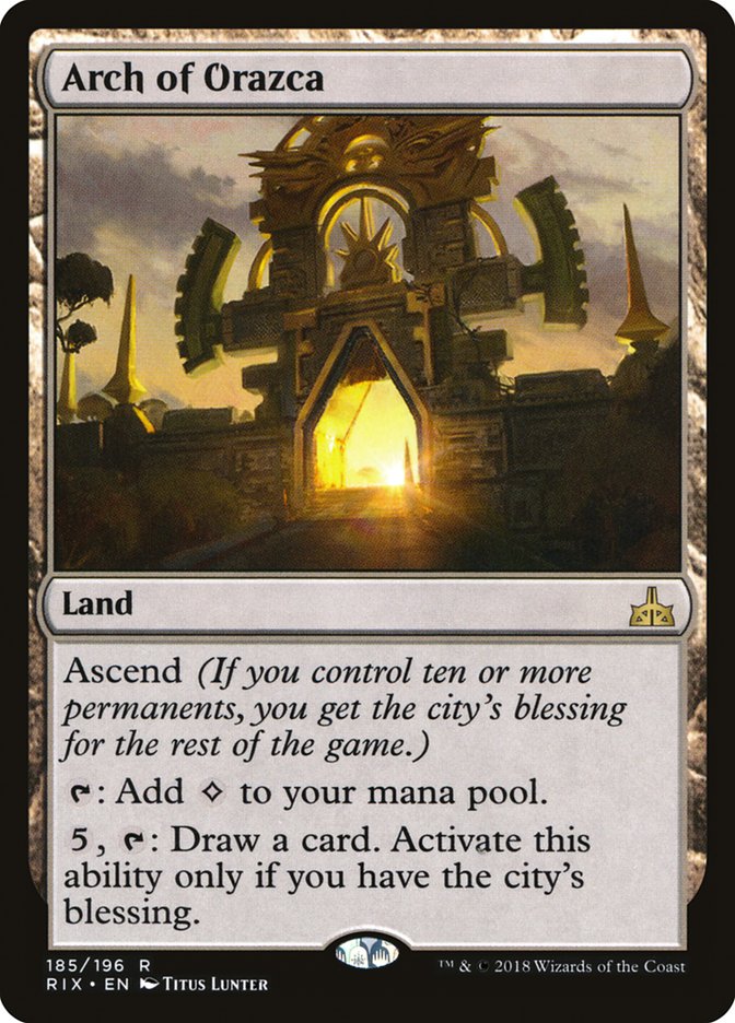 Arch of Orazca 185 (Rivals of Ixalan)  - Foil | Good Games Adelaide SA