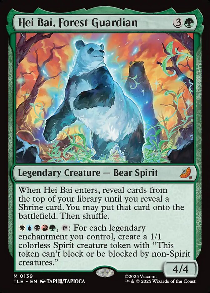 Hei Bai, Forest Guardian 139 (Avatar: The Last Airbender: Eternal-Legal)  - Foil | Good Games Adelaide SA