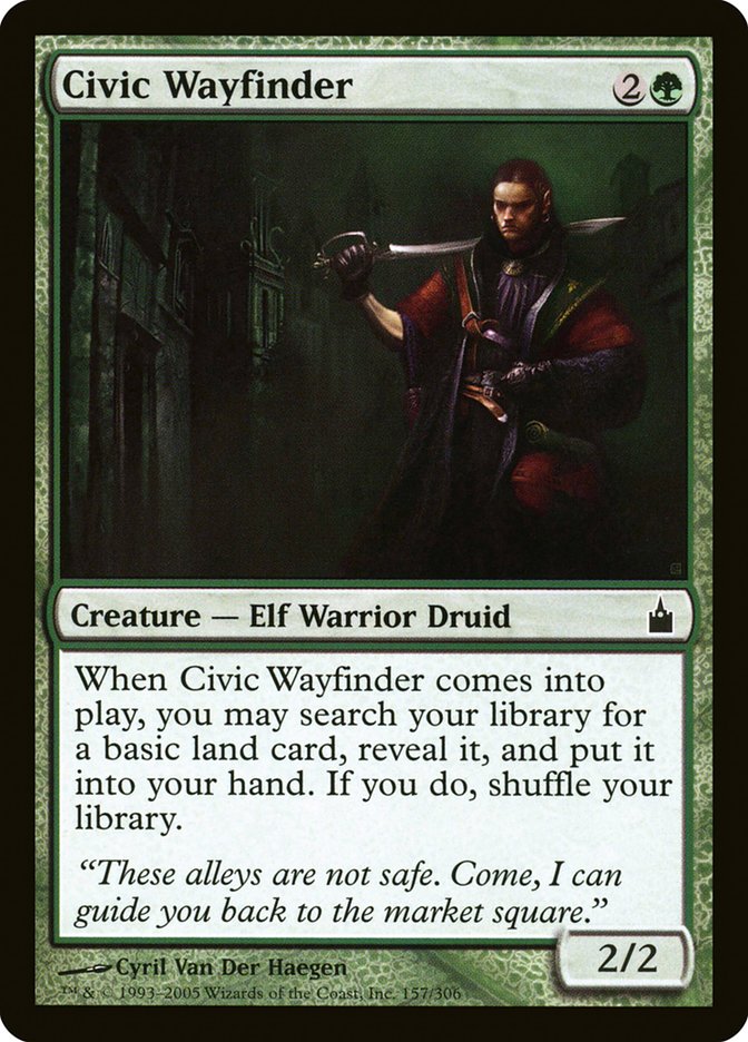 Civic Wayfinder 157 (Ravnica: City of Guilds)  - Foil | Good Games Adelaide SA