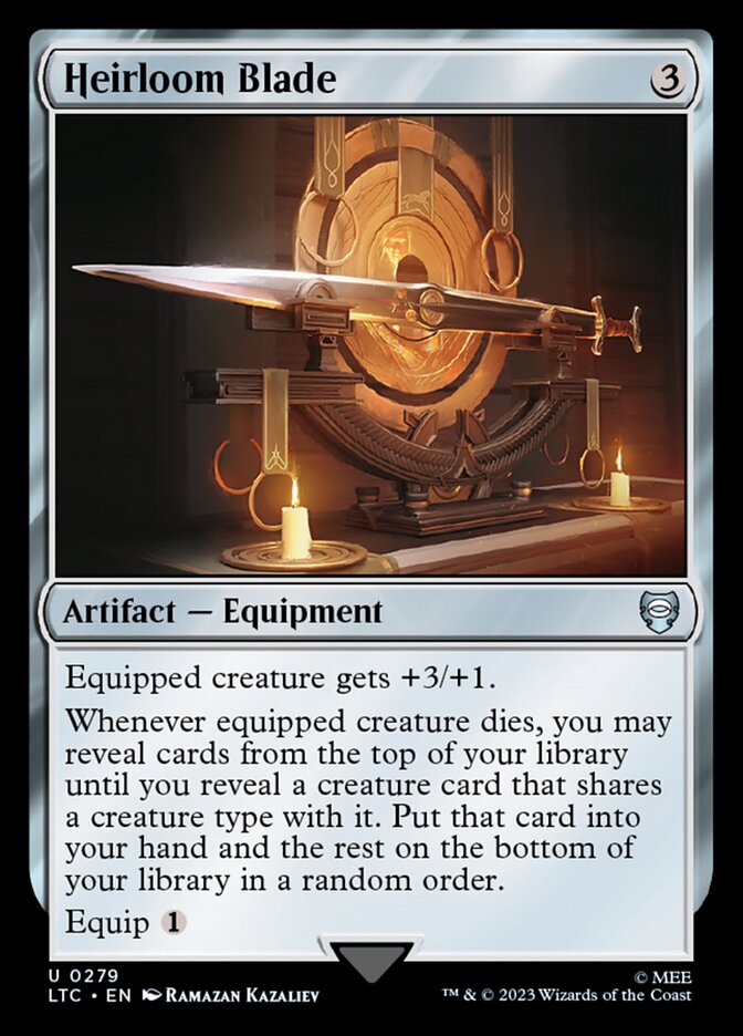 Heirloom Blade 279 (Commander: The Lord of the Rings: Tales of Middle-earth)  | Good Games Adelaide SA