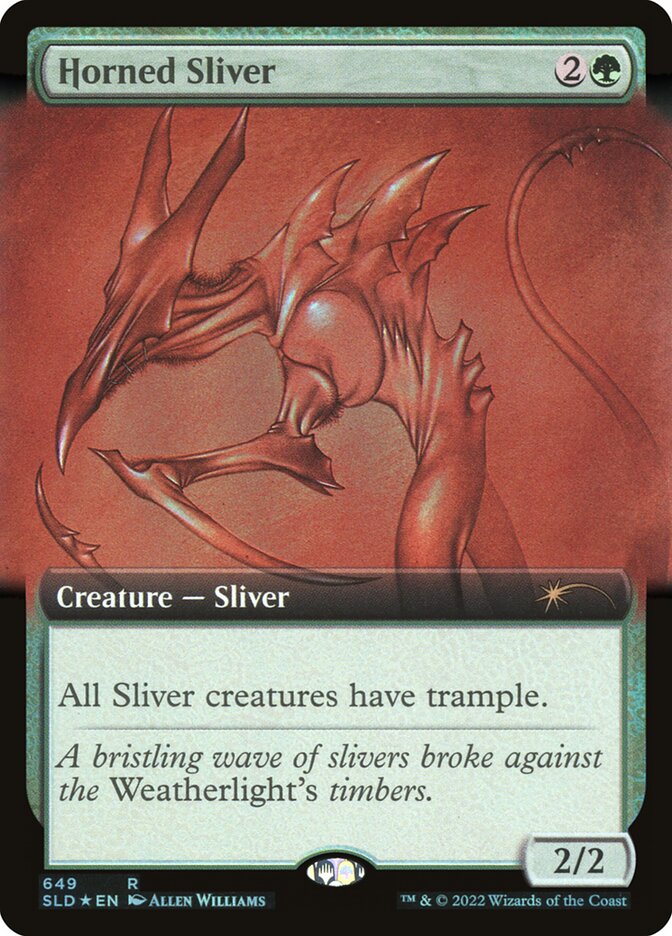 Horned Sliver 649 (Secret Lair Drop Series)  - Foil | Good Games Adelaide SA