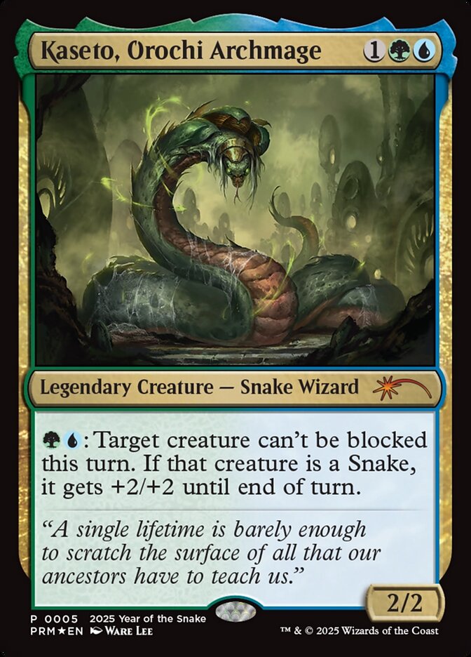 Kaseto, Orochi Archmage 5 (Standard Showdown Promos)  - Foil | Good Games Adelaide SA