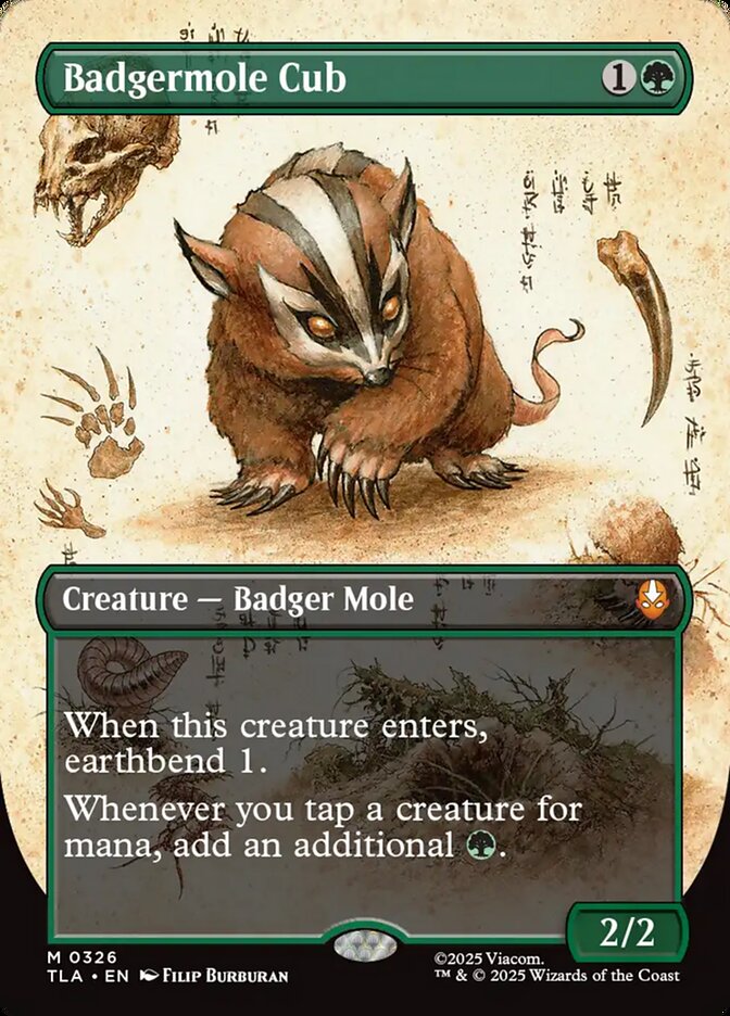 Badgermole Cub 326 (Avatar: The Last Airbender)  - Foil | Good Games Adelaide SA
