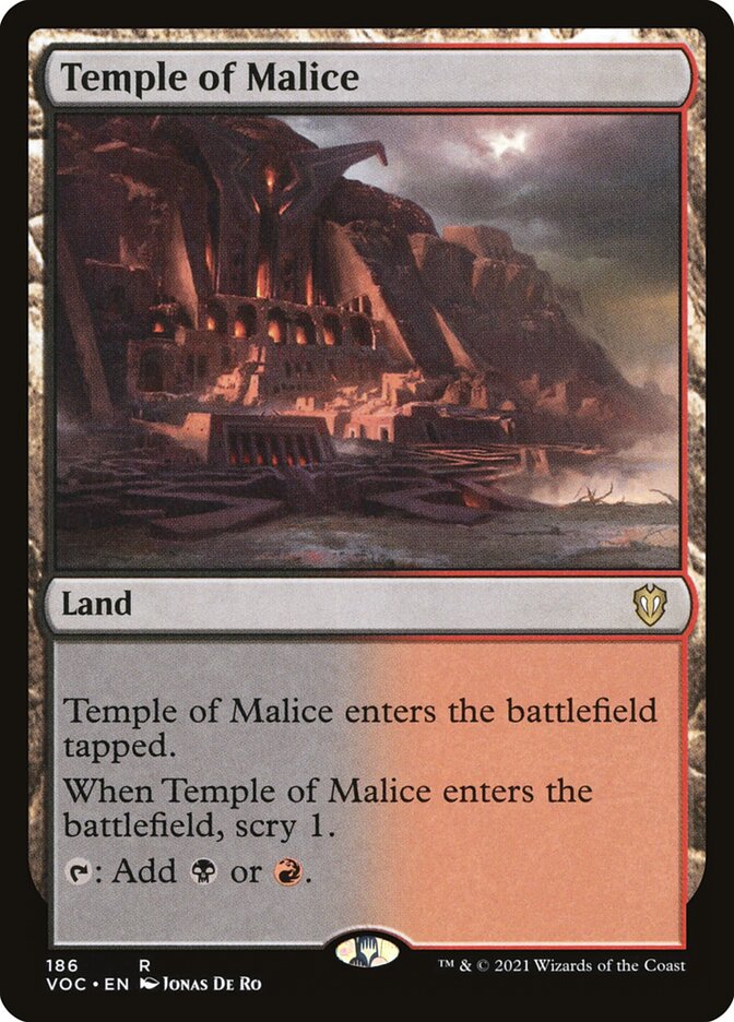 Temple of Malice 186 (Commander: Innistrad: Crimson Vow)  | Good Games Adelaide SA