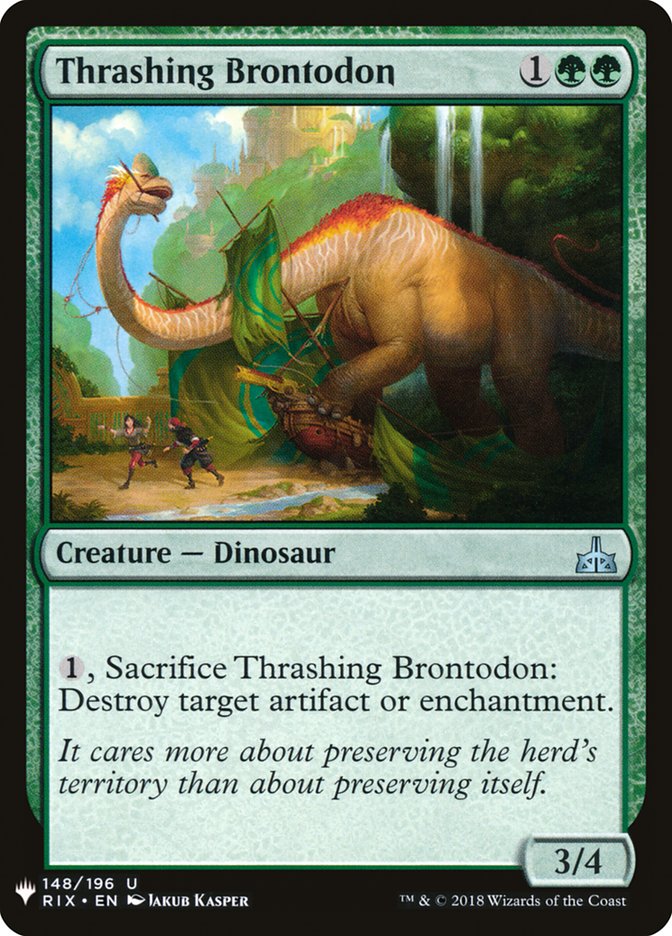 Thrashing Brontodon 148 (The List Reprints)  | Good Games Adelaide SA