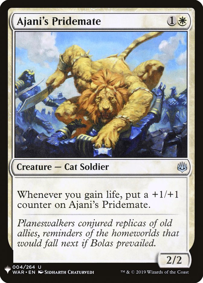 Ajani's Pridemate 4 (The List Reprints)  | Good Games Adelaide SA