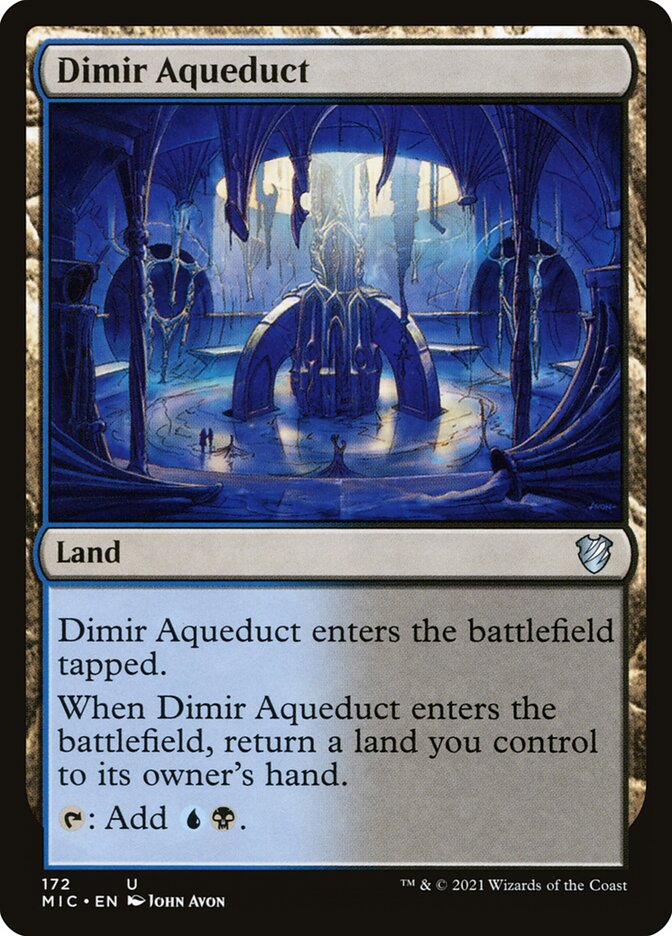 Dimir Aqueduct 172 (Commander: Innistrad: Midnight Hunt)  | Good Games Adelaide SA