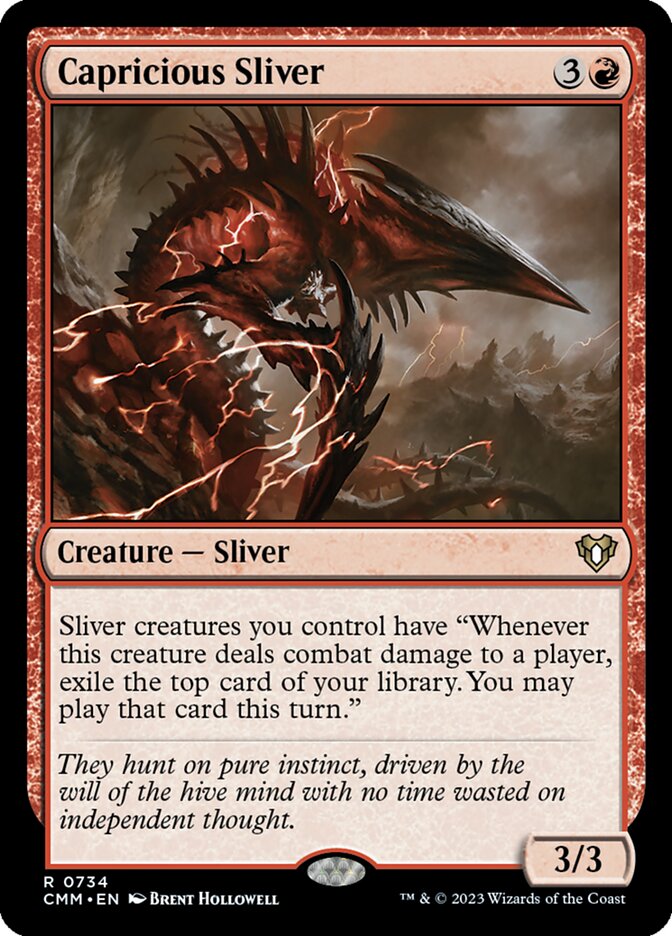 Capricious Sliver 734 (Commander Masters)  | Good Games Adelaide SA