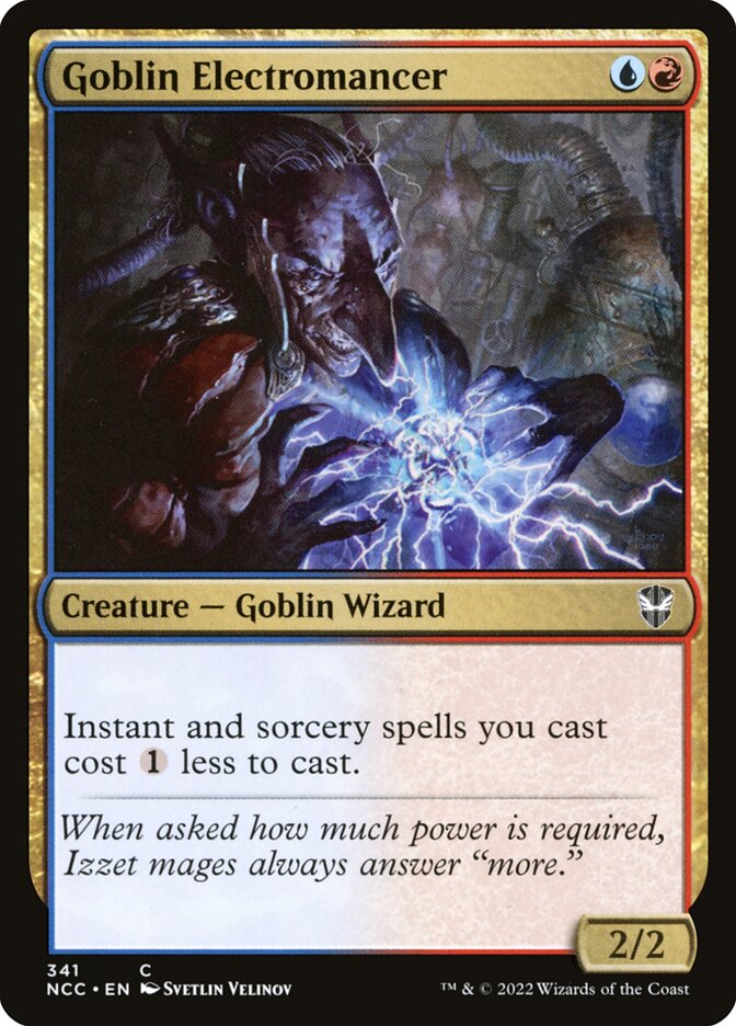 Goblin Electromancer 341 (Commander: Streets of New Capenna)  | Good Games Adelaide SA