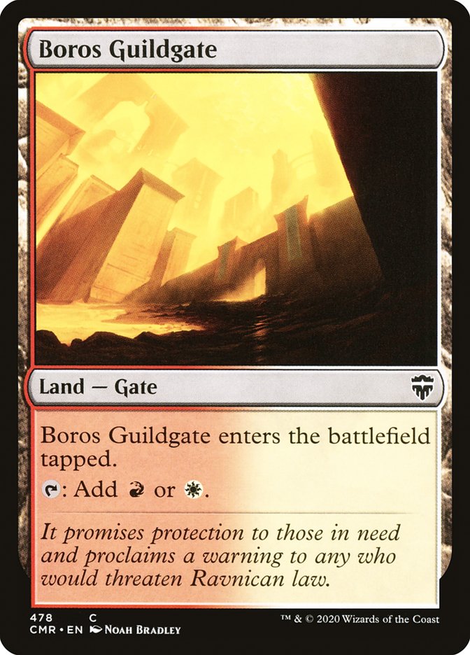 Boros Guildgate 478 (Commander Legends)  | Good Games Adelaide SA