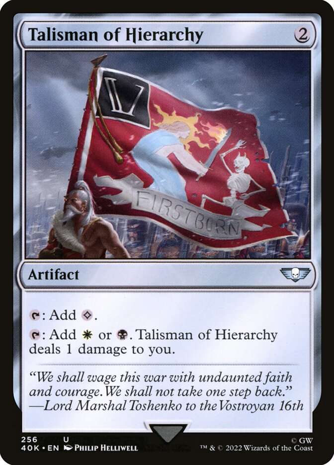 Talisman of Hierarchy 256/617 (Universes Beyond: Warhammer 40,000)  | Good Games Adelaide SA