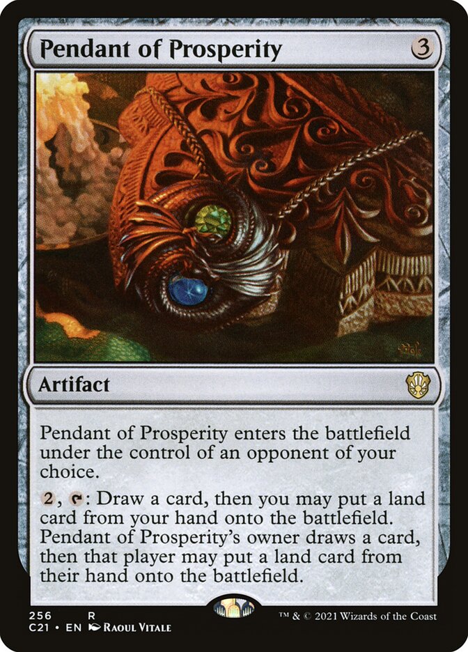 Pendant of Prosperity 256 (Commander 2021)  | Good Games Adelaide SA