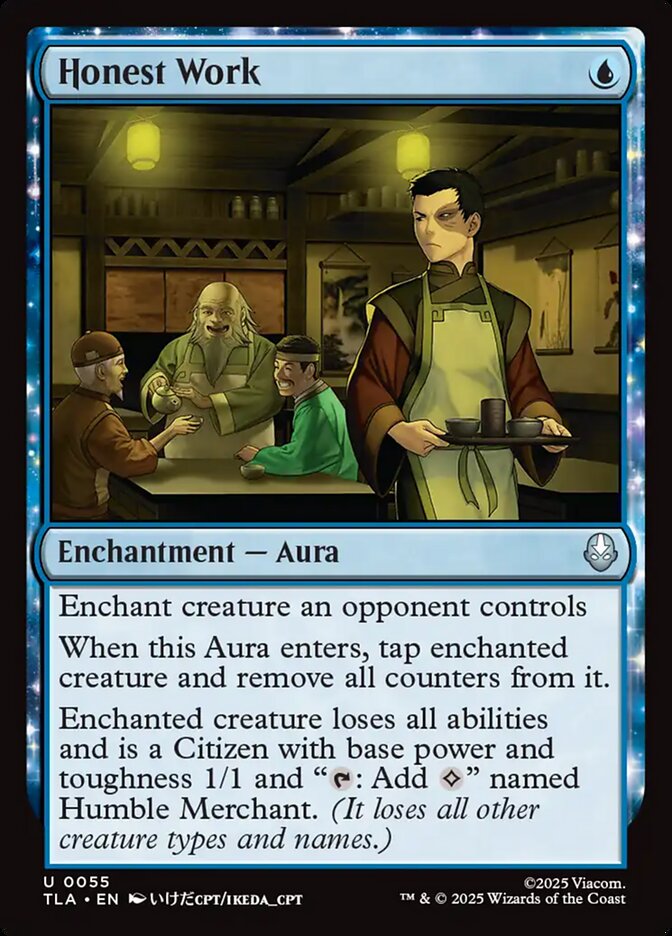 Honest Work 55 (Avatar: The Last Airbender)  - Foil | Good Games Adelaide SA