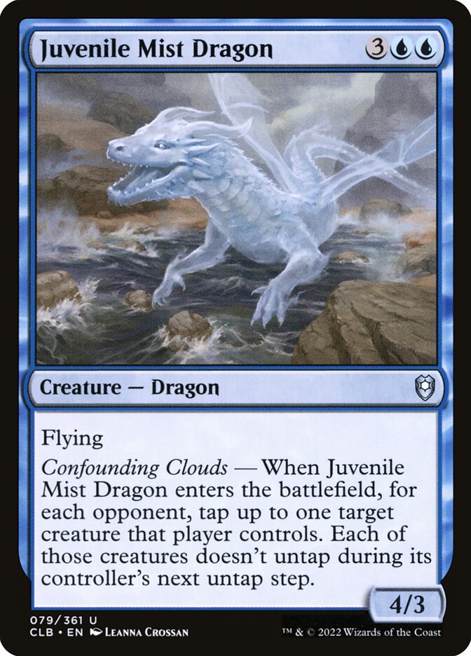 Juvenile Mist Dragon 79 (Commander Legends: Battle for Baldur's Gate)  - Foil | Good Games Adelaide SA