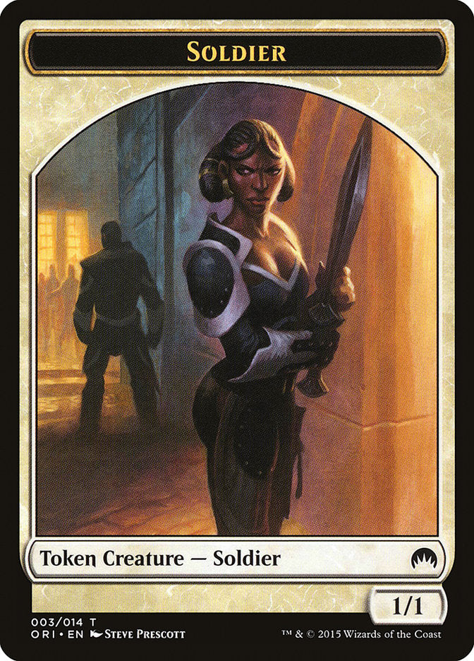 Soldier Token 3 (Magic Origins)  | Good Games Adelaide SA