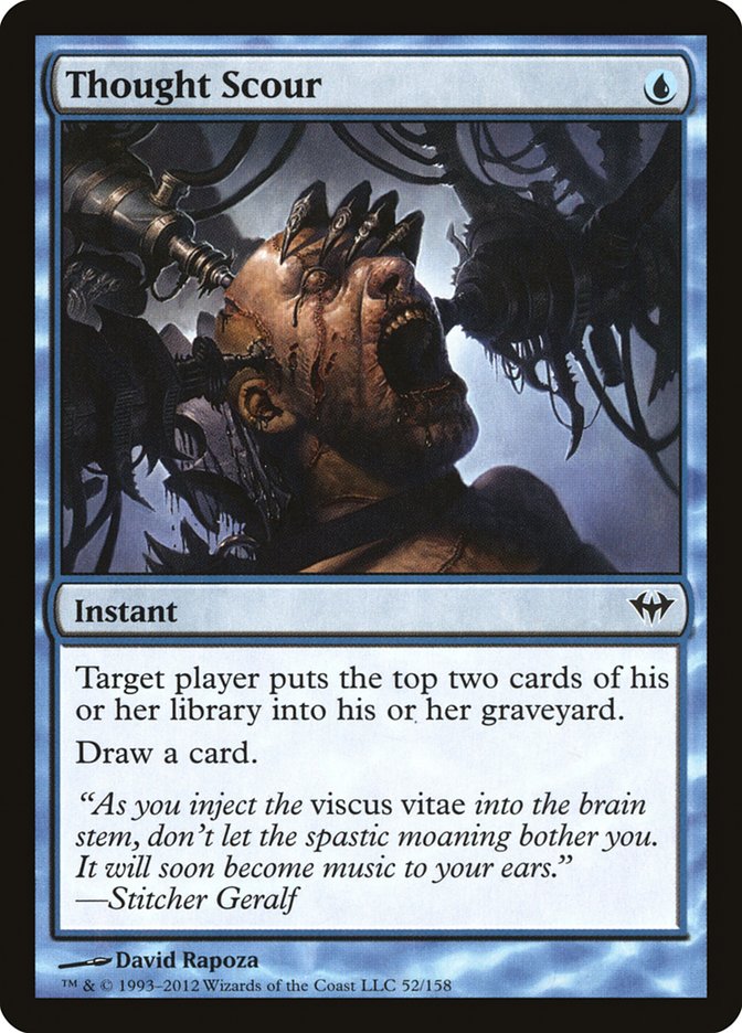 Thought Scour 52 (Dark Ascension)  - Foil | Good Games Adelaide SA