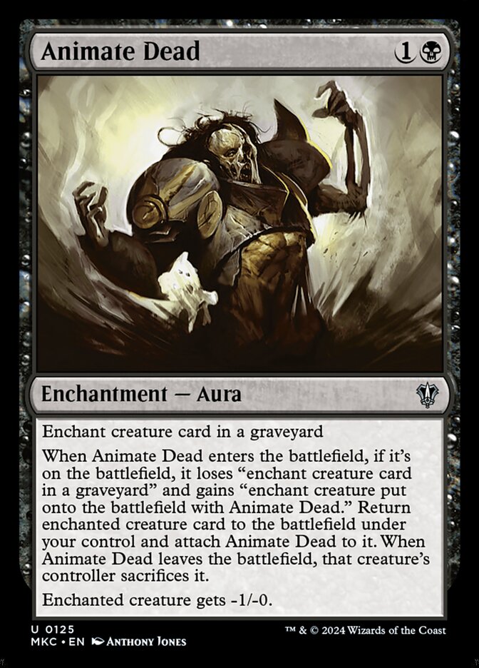 Animate Dead 125 (Commander: Murders at Karlov Manor)  | Good Games Adelaide SA