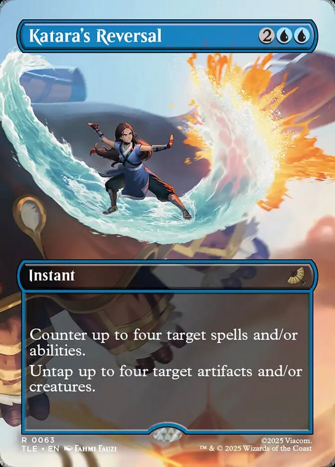 Katara's Reversal 63/0 (Avatar: The Last Airbender: Eternal-Legal)  - Borderless Foil | Good Games Adelaide SA