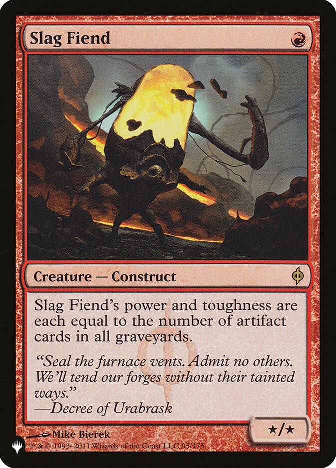 Slag Fiend 95/175 (The List Reprints)  | Good Games Adelaide SA