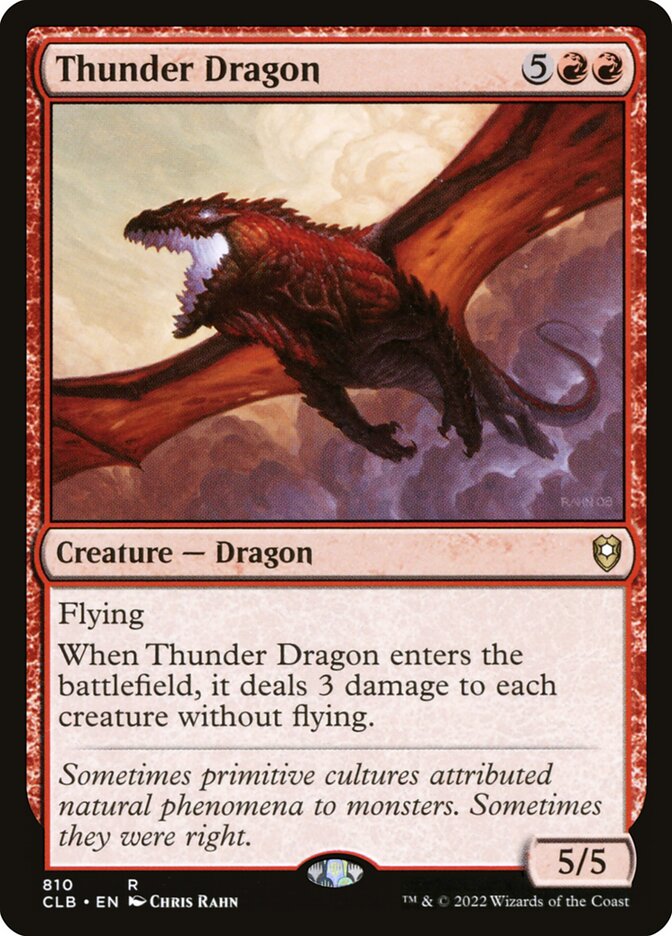 Thunder Dragon 810 (Commander Legends: Battle for Baldur's Gate)  | Good Games Adelaide SA
