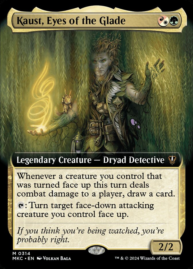 Kaust, Eyes of the Glade 314 (Commander: Murders at Karlov Manor)  - Foil | Good Games Adelaide SA