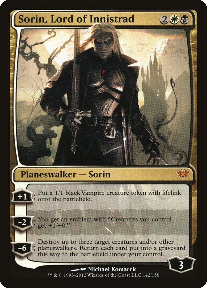 Sorin, Lord of Innistrad 142 (Dark Ascension)  | Good Games Adelaide SA
