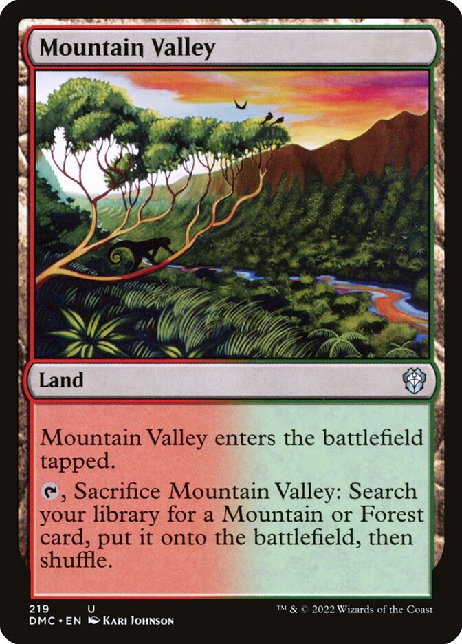 Mountain Valley 219 (Commander: Dominaria United)  | Good Games Adelaide SA