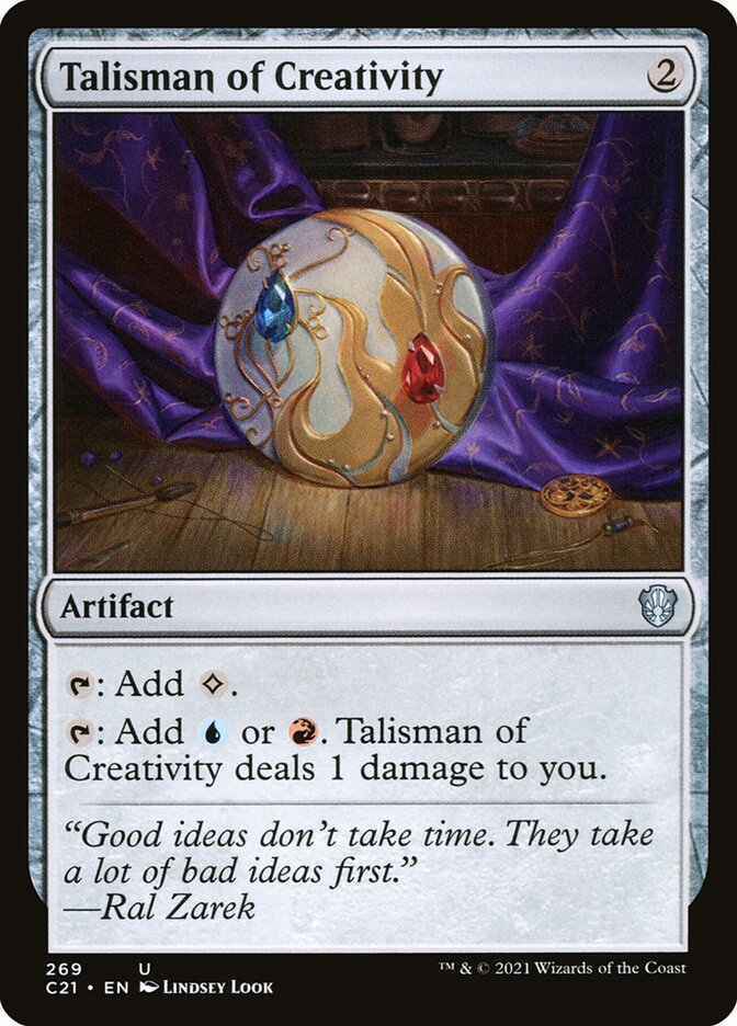 Talisman of Creativity 269 (Commander 2021)  | Good Games Adelaide SA