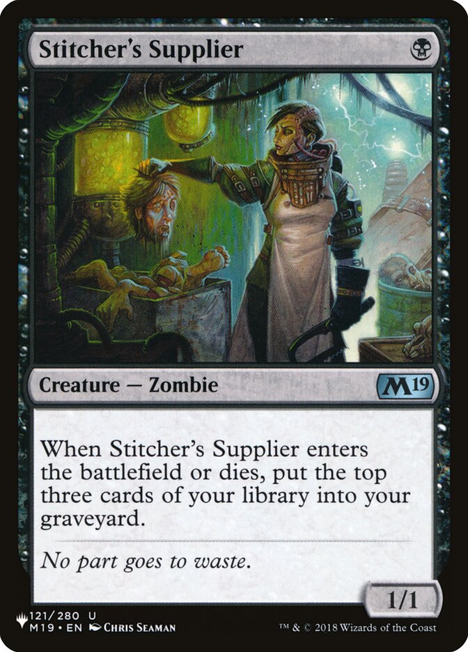Stitcher's Supplier 121/280 (The List Reprints)  | Good Games Adelaide SA