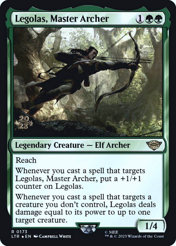 Legolas, Master Archer 173 (Prerelease Cards)  - Foil | Good Games Adelaide SA