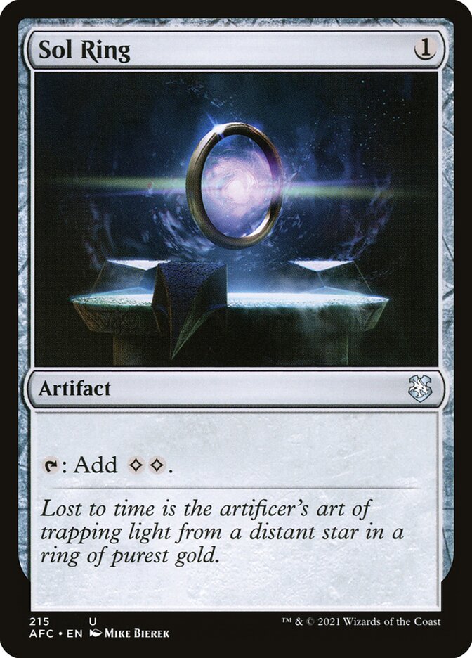 Sol Ring 215/62 (Commander: Adventures in the Forgotten Realms)  | Good Games Adelaide SA
