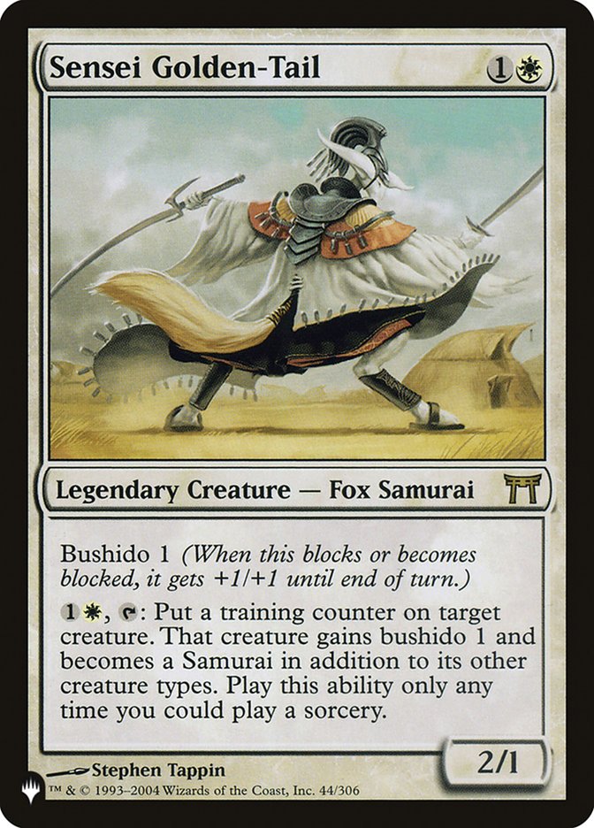 Sensei Golden Tail 44/306 (The List Reprints)  | Good Games Adelaide SA