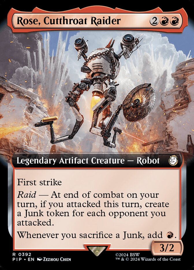 Rose, Cutthroat Raider 392 (Universes Beyond: Fallout)  - Foil | Good Games Adelaide SA