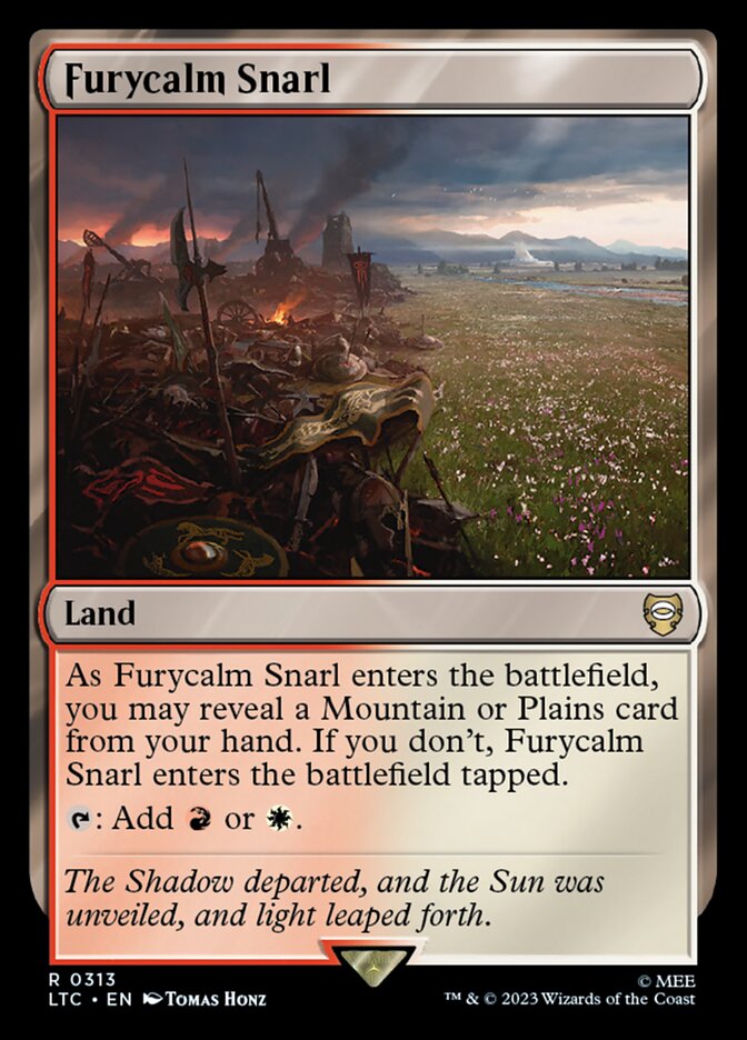 Furycalm Snarl 313 (Commander: The Lord of the Rings: Tales of Middle-earth)  | Good Games Adelaide SA