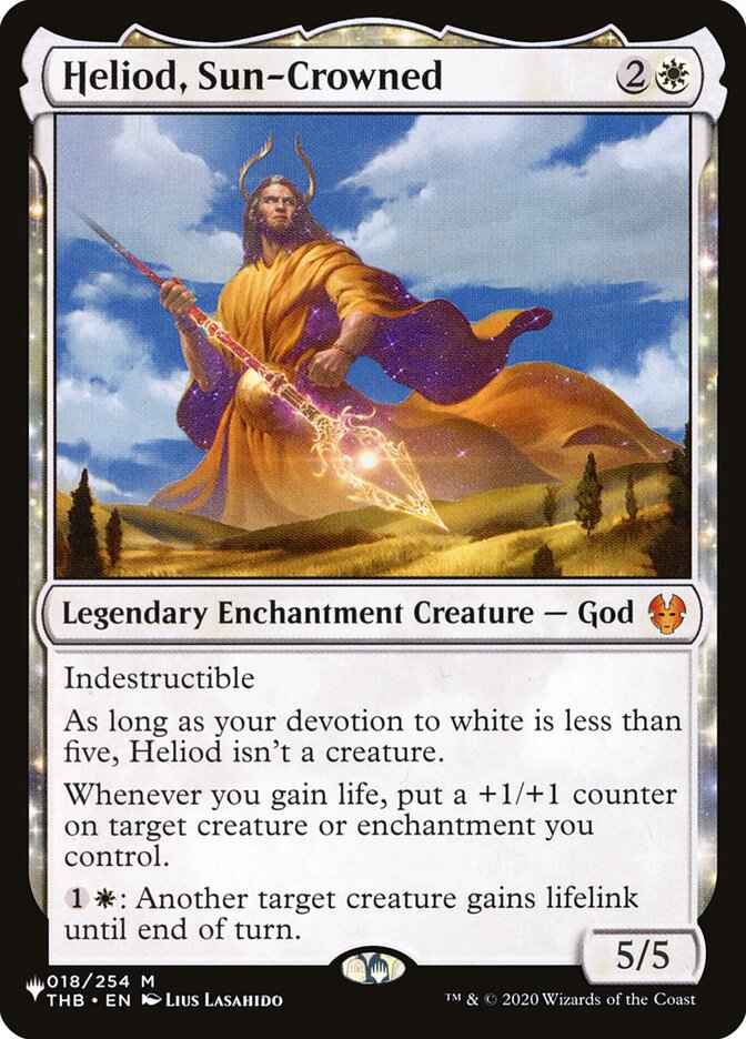 Heliod, Sun-Crowned 018/254 (The List Reprints)  | Good Games Adelaide SA