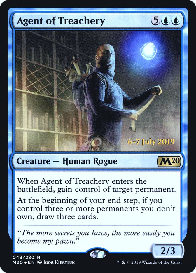 Agent of Treachery 43 (Prerelease Cards)  - Foil | Good Games Adelaide SA
