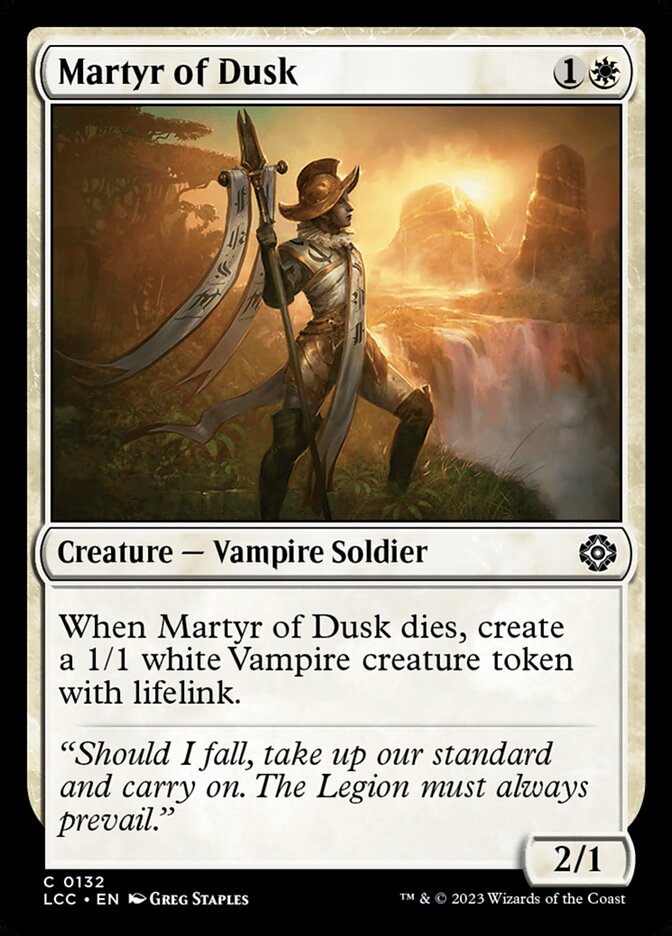 Martyr of Dusk 132 (Commander: The Lost Caverns of Ixalan)  | Good Games Adelaide SA