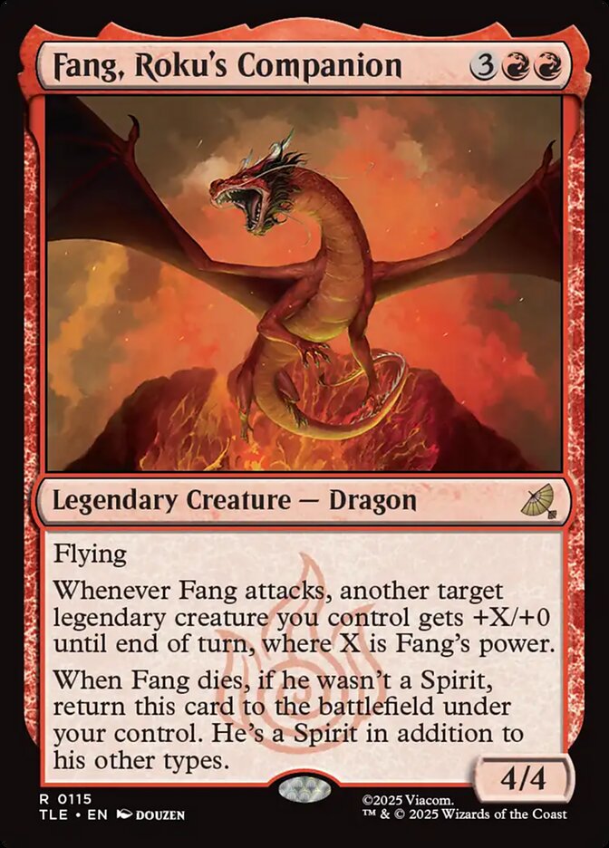 Fang, Roku's Companion 115 (Avatar: The Last Airbender: Eternal-Legal)  | Good Games Adelaide SA