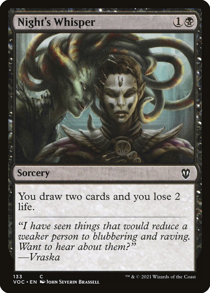 Night's Whisper 133 (Commander: Innistrad: Crimson Vow)  | Good Games Adelaide SA
