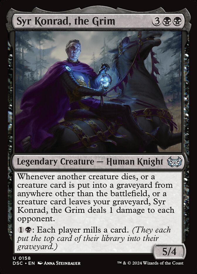 Syr Konrad, the Grim 158 (Commander: Duskmourn: House of Horror)  | Good Games Adelaide SA