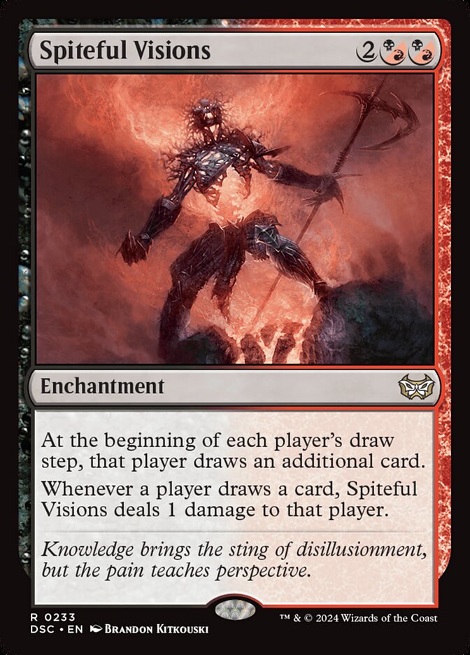 Spiteful Visions 233 (Commander: Duskmourn: House of Horror)  | Good Games Adelaide SA