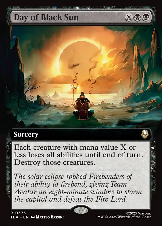 Day of Black Sun 373 (Avatar: The Last Airbender)  - Foil | Good Games Adelaide SA